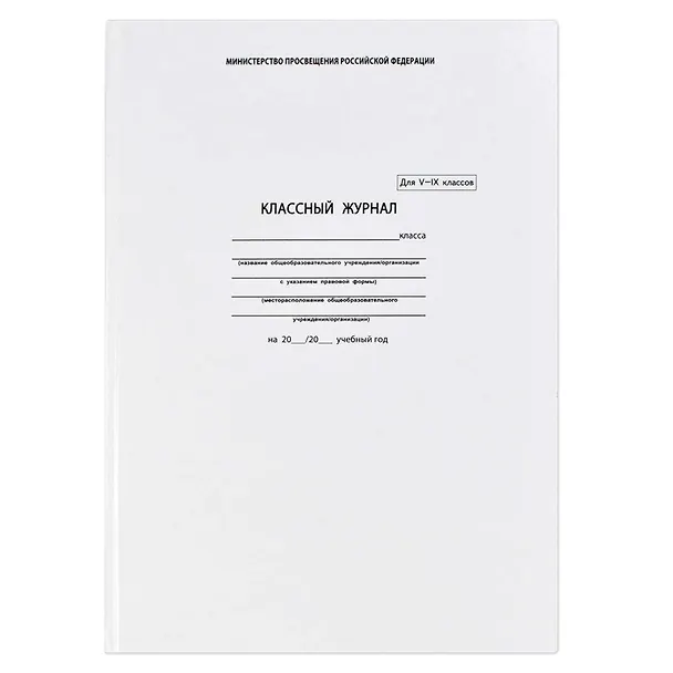 Классный журнал, 5-9 класс, А4 212391 — 11