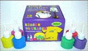 АКВА-КОЛОР Краски по ткани 25мл синяя К3327