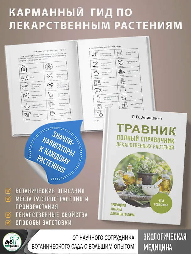 Книга Травник. Полный справочник лекарственных растений (Людмила Анищенко) — 6