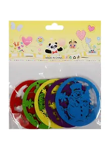 Набор декоративных эл. из фетра Шар со снеговиком (5шт) (11-24067-L9)