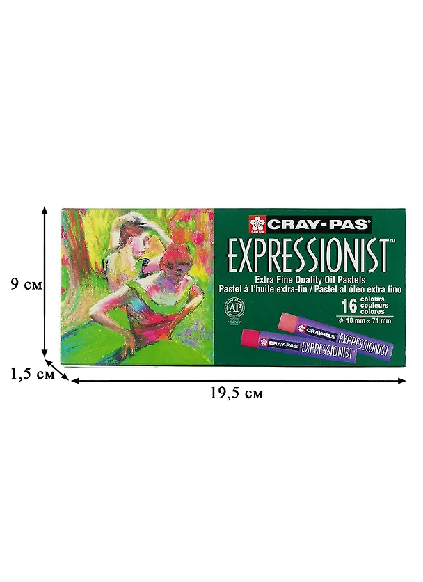 Пастель масляная 16цв "Cray-Pas" для начинающих 258720 — 2