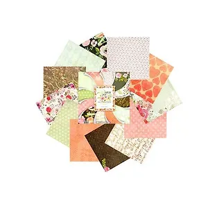 Набор бумаги для скрапбукинга Perfect Craft Зеленый миндаль 30.5см*30.5см 036-SB