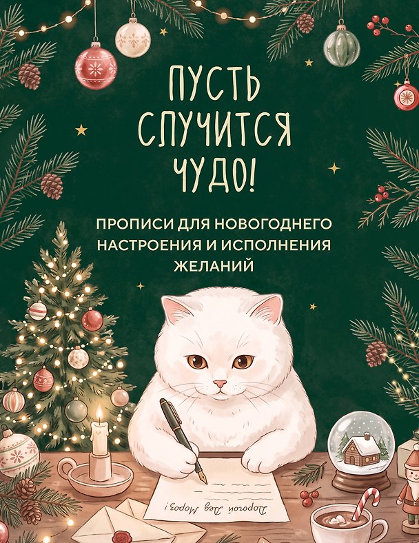 Книга Пусть случится чудо! Прописи для новогоднего настроения и исполнения желаний () — 1