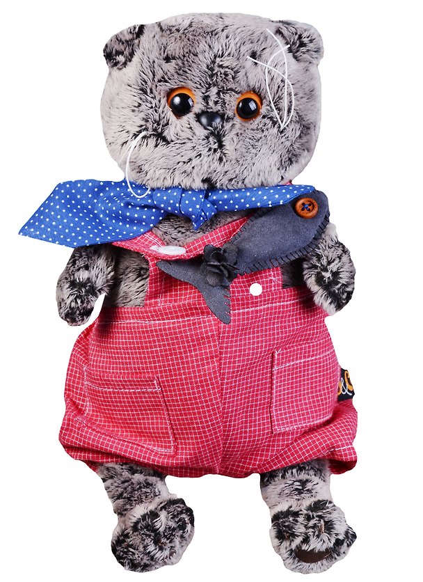 Игрушка мягкая Budi Basa, Басик в красном комбинезоне 19см Ks19-066 2631052 — 1