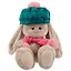 Игрушка мягкая Budi Basa, Зайка Ми в зеленой кепке и розовом шарфе (малая), 15см — 2680168 — 1