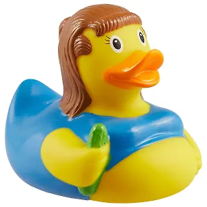 Игрушка для ванной, уточка резиновая FUNNY DUCKS "Уточка беременная" (1951)