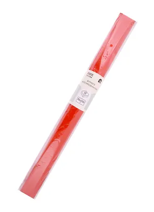 Бумага гофрированная "Красная" 50*250см, 32г/м2, инд.уп., подвес 2958557