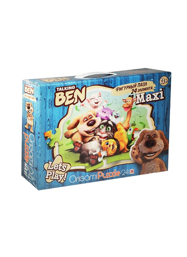 Пазл Супер-макси 24А Talking Friends Ben (00971) (3+) (контурная коробка с ручкой) 2457075 — 1