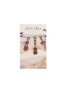 Кулоны в асс.2 Скрипка бронза (QA 7015) (14021289) (упаковка)