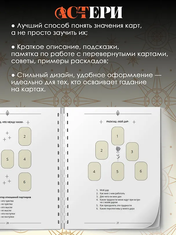 Книга Обучающий блокнот таролога. Расклады, значения карт, карта дня (Артур Эдвард Уэйт) — 6