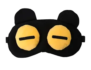 Маска для сна Мордочка с объемными закрытыми глазами (плюш) (пакет) (12-37132-202505-S48) (Lafilaf)