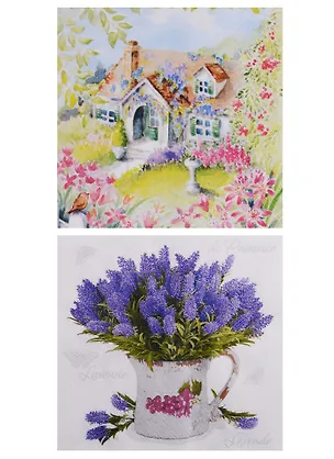 Набор салфеток для декупажа Кантри дом - 2 шт. 2657411