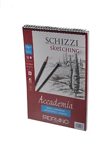 Альбом для графики 50л А4 "Accademia" спираль, 120г/м2, Fabriano
