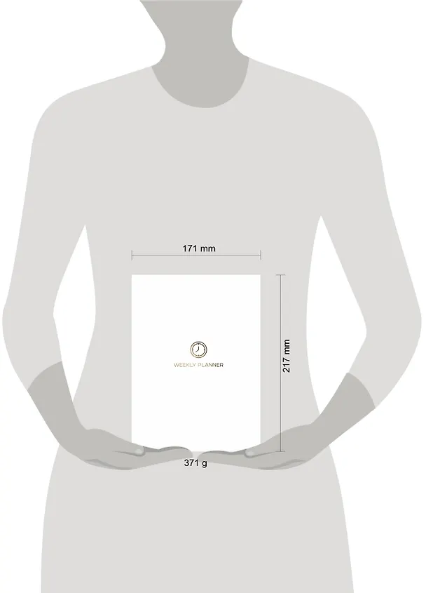 Блокнот-планер на пружине (белый). А5, твердый переплет, фольга, недатированный, 128 стр. 2909677 — 3
