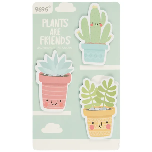 Самоклеящийся блок «Plants are friends», 60 листов 245038 — 1