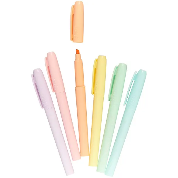 Текстовыделители Colorino, Pastel, 6 цветов 258602 — 2