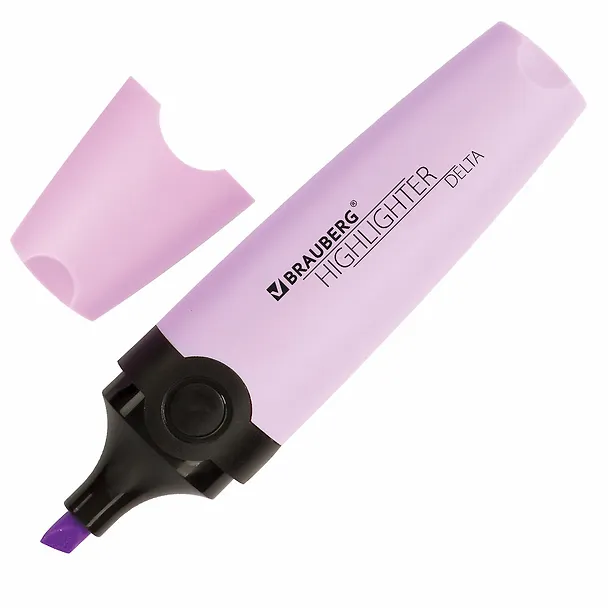 Текстовыделитель Brauberg, Delta Pastel, лавандовый 1-5 мм 2937342 — 3