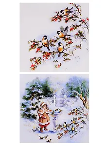 Набор салфеток для декупажа Лесные друзья - 2шт