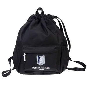 Рюкзак--мешок "Атака Титанов. Сезон 1-3" 44*33*14см, полиэстер, 1отд., 3 кармана