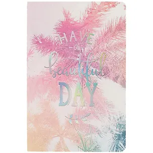 Тетрадь в клетку Kairui, Pastel palms, 32 листа, в ассортименте 257677