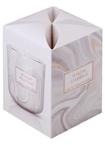 Ароматизированная свеча в стакане Мрамор (Marble) (150гр) (подарочная упаковка)