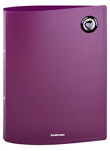 Папка 2кольца А4 "Glossy Bubble Gum" 24мм, арома, пластик, ассорти, Erich Krause