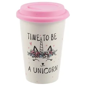 Стакан керамический Кошечка-единорог (ПВХ бокс)