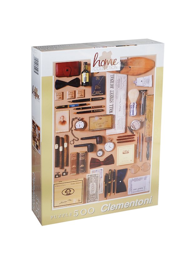 Паззл Clementoni HQ 500эл Home Collection Андреа Тилк "Джентльменкий набор" 30403 2414314 — 1