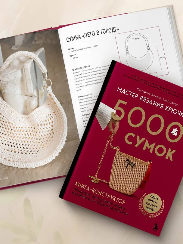 Книга Мастер вязания крючком. 5000 сумок. Книга-конструктор трендовых аксессуаров любых фасонов и из любых материалов (Екатерина Баклаго) — 15