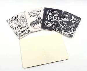 Записная книжка А6 24л Route карт.обл., мат.лам., выб.лак, сшивка, ассорти