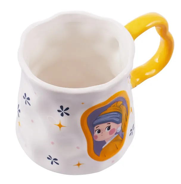 Кружка «Девушка с жемчужной сережкой», керамика, 380 мл 3135636 — 5