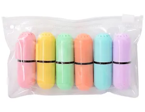 Текстовыделители «Pastel mini» 6 цветов