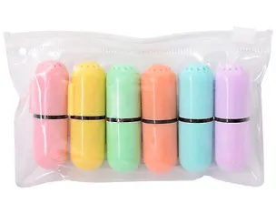 Текстовыделители «Pastel mini» 6 цветов 3076624