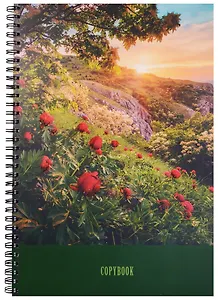 Тетрадь в клетку Unnika, "Пейзаж. Утро в горах", А4, 80 листов