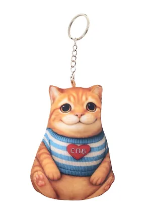 Брелок-антистресс СПб Кот рыжий (14 см) (АН2025-16) 3117687