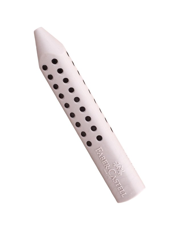 Ластик «Grip 2001», Faber-Castell, серый, трехгранный 253894 — 1