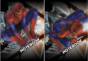 Записная книжка А6 32л кл. "Spider-man" выб. УФлак, ассорти, Disney