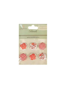 Набор брадсов для скрапбукинга (FB001) (6шт.) (Рукоделие) (упаковка)