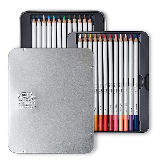 Карандаши цветные 24цв, мет.кор., Winsor&Newton 261854 — 4
