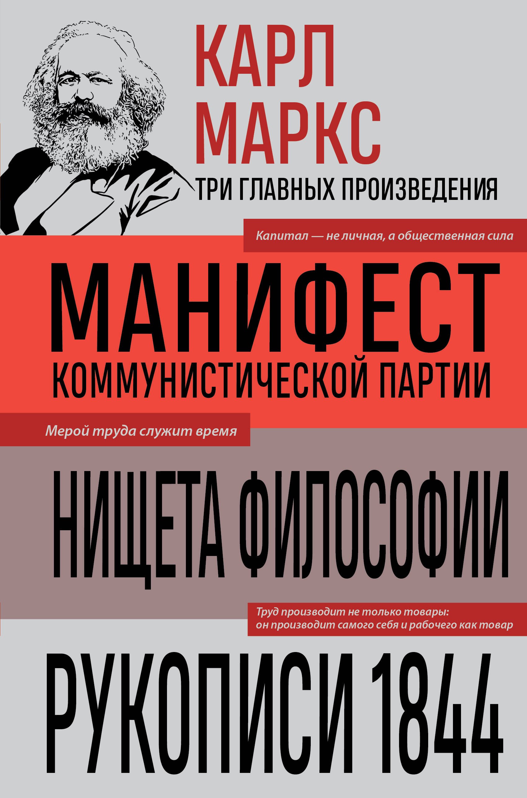 

Карл Маркс. Манифест коммунистической партии. Нищета философии. Рукописи 1844