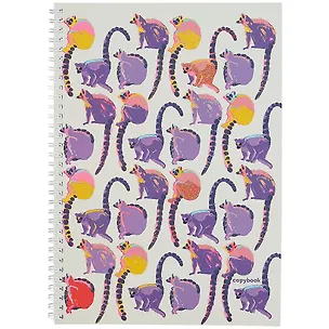 Тетрадь в клетку Unnika, "Лемуры", А4, 96 листов 253711