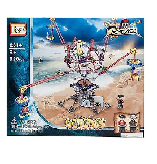 Конструктор Серия Пираты Осьминог (LOZ-2014) (320 дет.) (6+) (коробка) 2344567 — 1