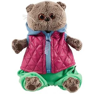 Мягкая игрушка Басик в теплом жилете ( 19 см) (Ks19-168) 2864744