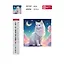 Алмазная мозаика "Лунный кот" 30*30 см — 3078341 — 3
