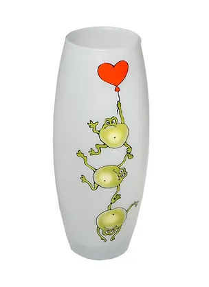 Ваза Полетели стекло (26см) (354-478) 2405073