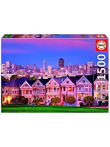 Пазл Educa 1500 эл. 85*60см.. Викторианские дома, Сан-Франциско