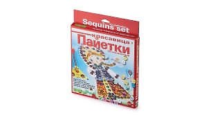 Набор для творчества, HOBBY TIME, Набор для 3D аппликации №4 Пайетки Красавица 328787 — 1