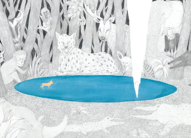 Книга Львёнок в саванне (Ли Хён) — 15