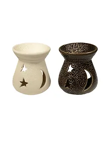 Сувенир Аромалампа с рельефным узором 7*7см, керамика