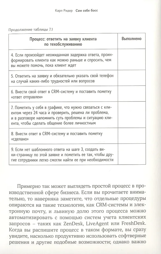 Книга Сам себе босс. Контролируйте свое время, доход и жизнь (Карл Ридер) — 9